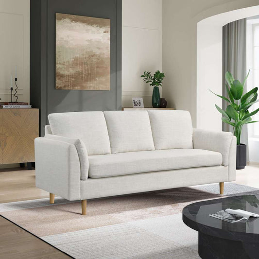 Lifestyle Solutions - Studio Living Straff Sofa, Cream - 133A015CRM veiw 2