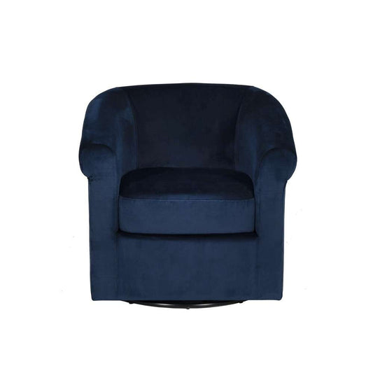 Powell Company - Bonnie Swivel Club Chair, Blue - D1209S23BLUE veiw 2
