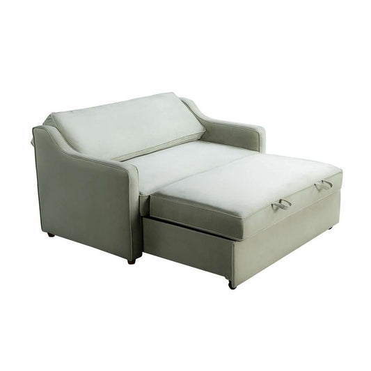 Serta by Lifestyle Solutions - Draper Convertible Loveseat, Sage - 112A034SGE veiw 2