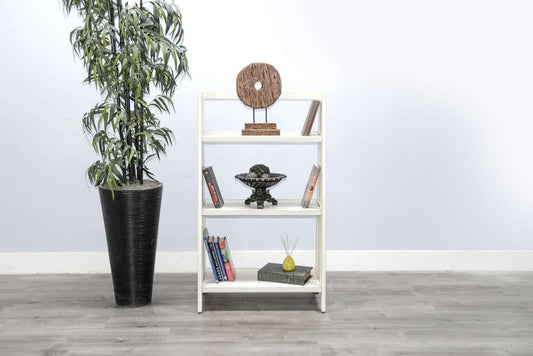 Sunny Designs - 48in Mahogany Wood Folding Bookcase - 2839MW-48 veiw 2