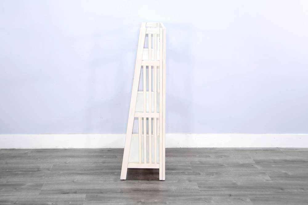Sunny Designs - 48in Mahogany Wood Folding Bookcase - 2839MW-48 veiw 4