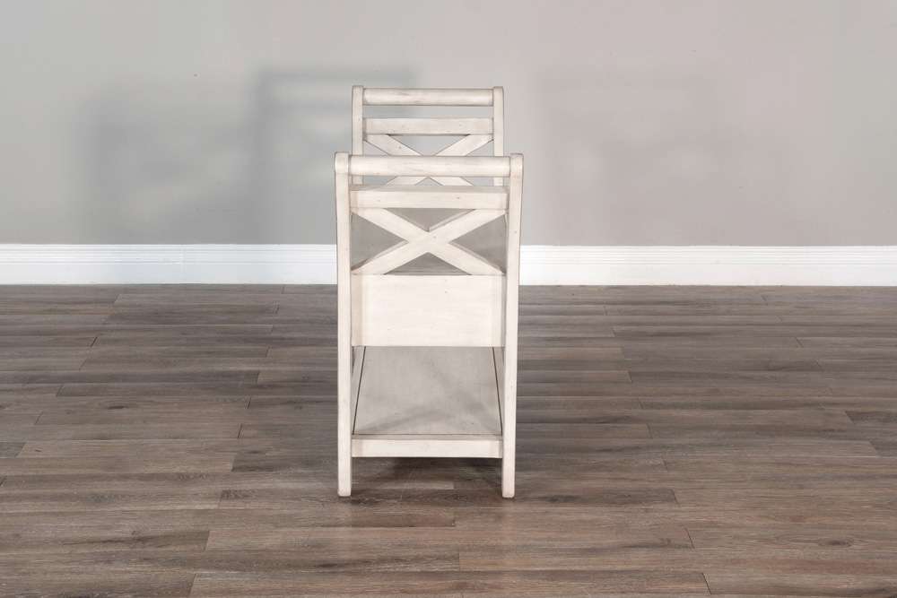 Sunny Designs - Accent Bench with Storage, Wood Seat - 2075MW veiw 5