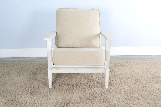 Sunny Designs - Marina - Marina Mid-Century White Sand Chair - 4610WS veiw 2