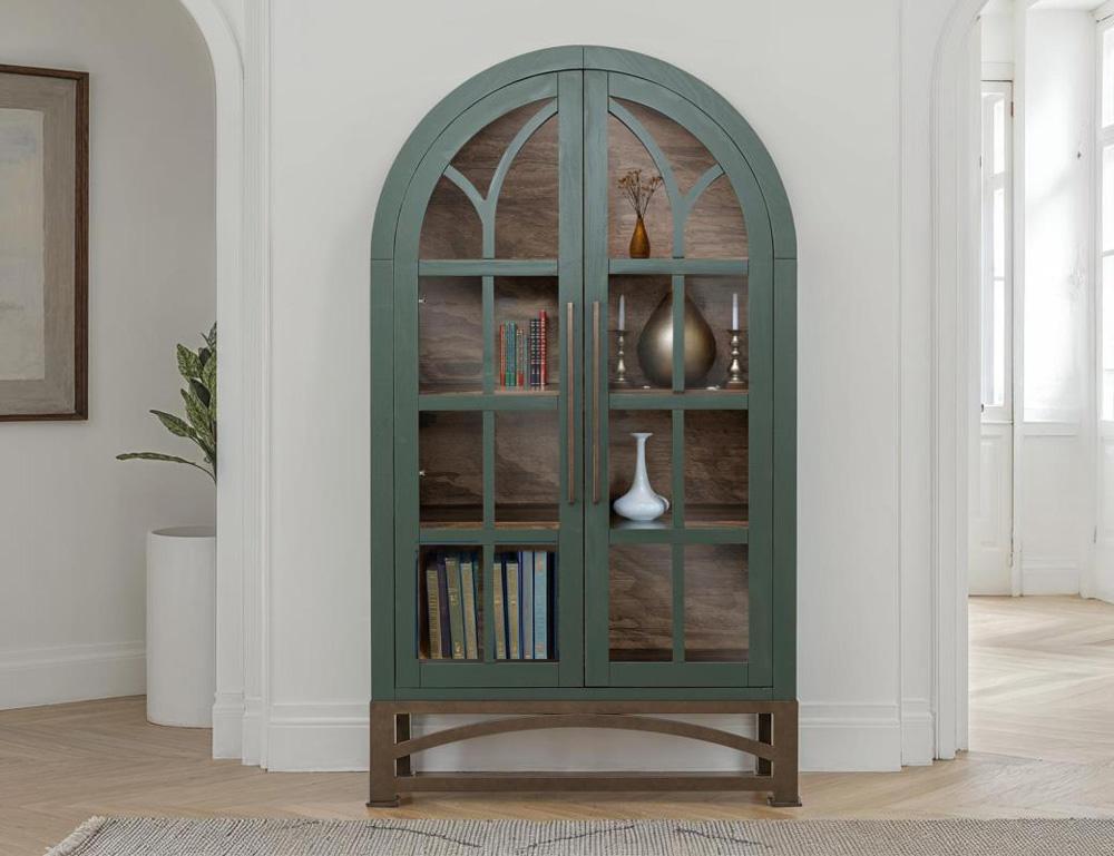 IFD - Obsidian - 2 Glass Door Cabinet - IFD8531CABGN veiw 12