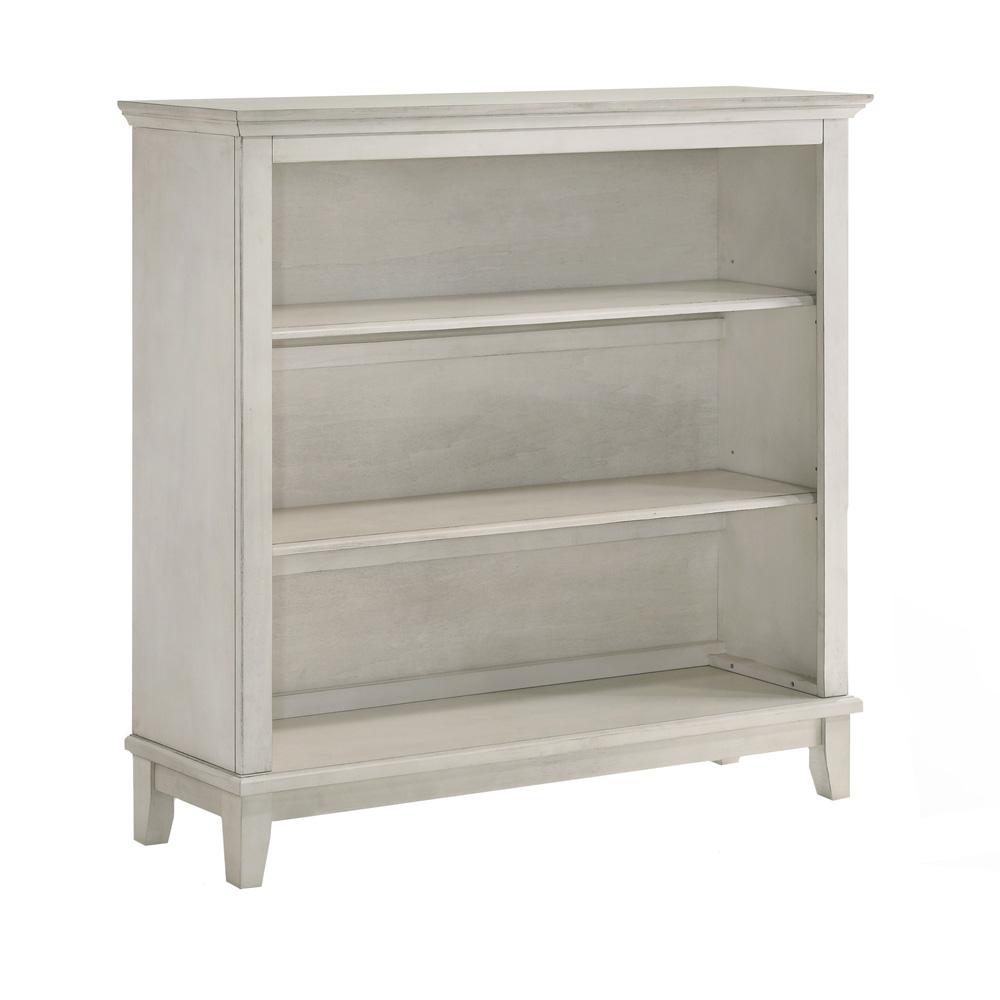 Intercon Furniture - San Mateo Youth 52 Bookcase in Rustic White - SM-BR-4352BK-RWH-C veiw 1