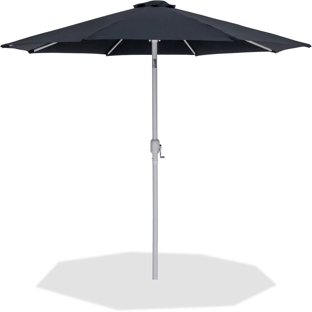 Meridian Furniture - Fiji Black Fabric Patio Umbrellas - 55015Black-U veiw 1