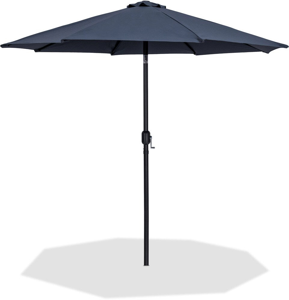 Meridian Furniture - Fiji Grey Fabric Patio Umbrellas - 55016Grey-U veiw 1