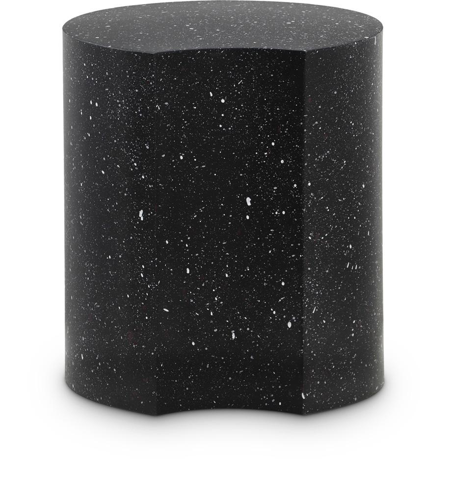 Meridian Furniture - Dimple Black End Table - 99084Black-ET16 veiw 1