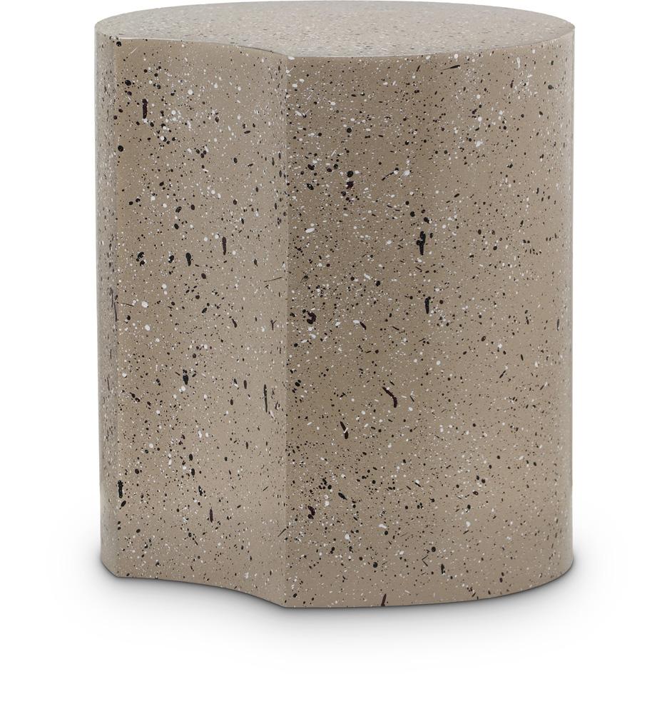 Meridian Furniture - Dimple Taupe End Table - 99084Taupe-ET16 veiw 1