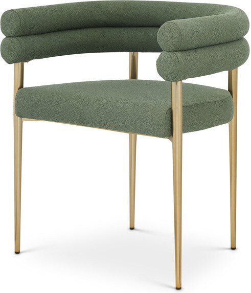 Meridian Furniture - Brielle Green Fabric Dining Chair (Set of 2) - 804Green-C veiw 1