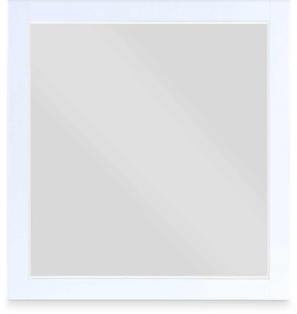 Meridian Furniture - Zayne White Mirror - 842White-M veiw 1