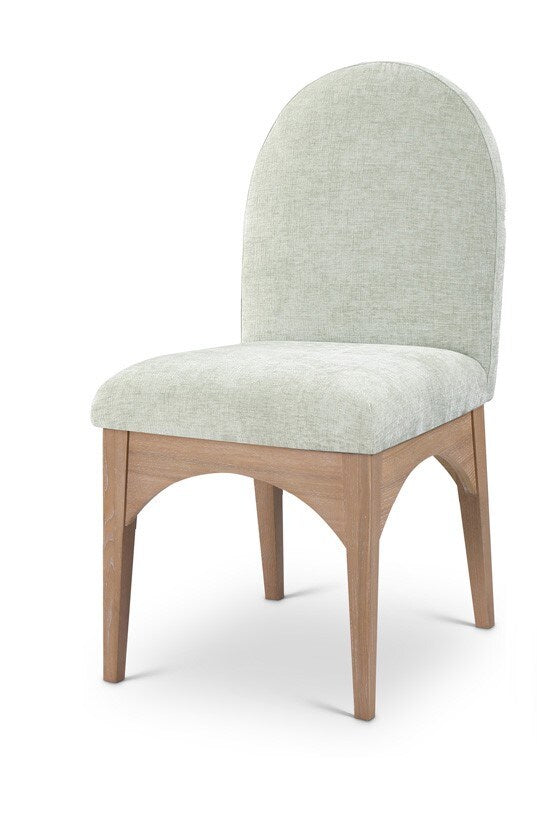 Meridian Furniture - Waldorf Mint Chenille Fabric Dining Chair - 377Mint-SC veiw 1