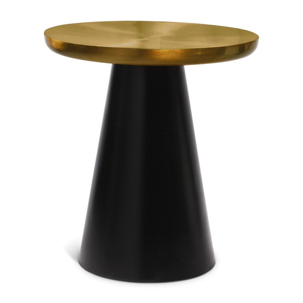 Meridian Furniture - Martini Brushed Gold/Matte Black End Table - 240-E veiw 1