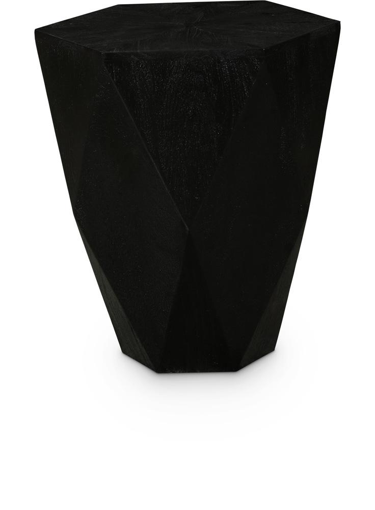 Meridian Furniture - Diamante Black End Table - 234Black-ET veiw 1
