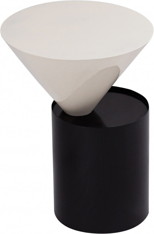 Meridian Furniture - Damon White End Table - 266-E veiw 2