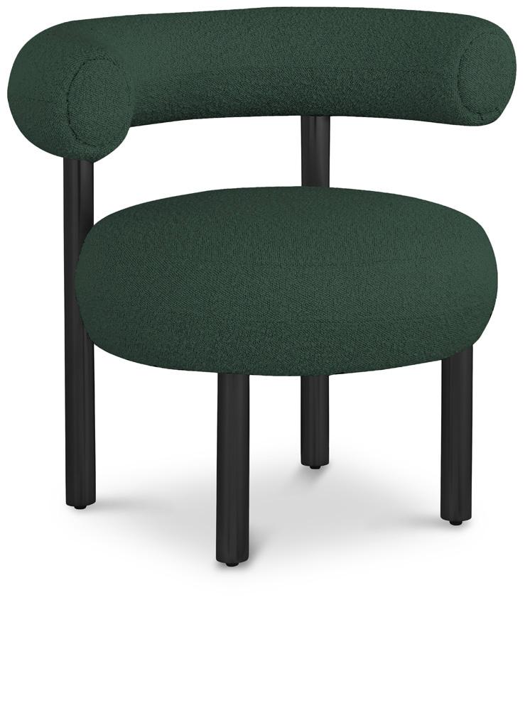 Meridian Furniture - Bordeaux Green Boucle Fabric Accent Chair - 495Green veiw 1