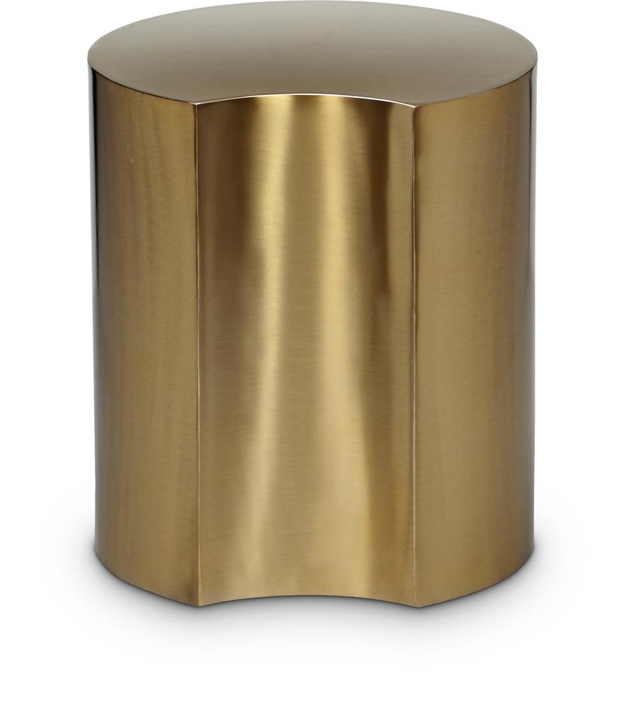 Meridian Furniture - Dimple Gold End Table - 99081Gold-ET20 veiw 1