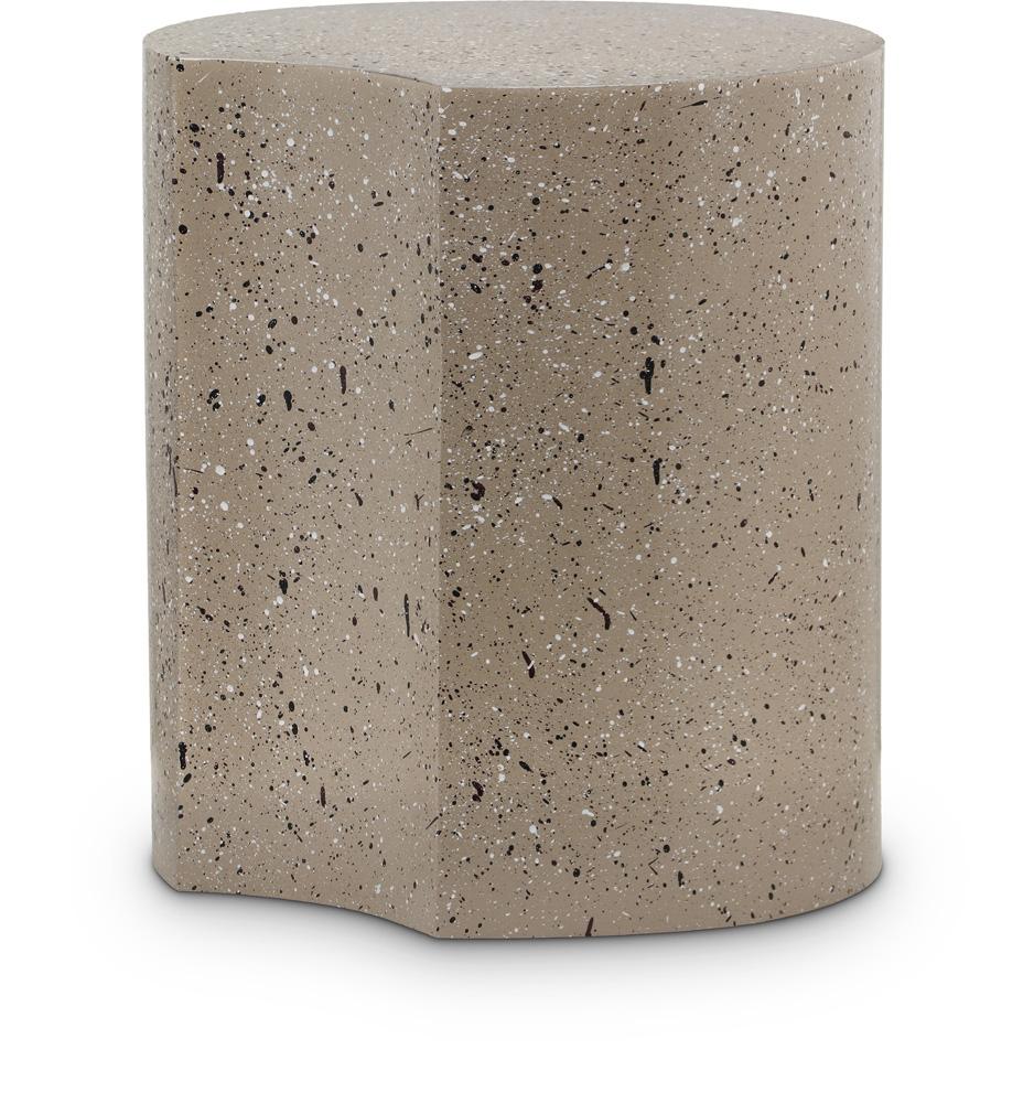 Meridian Furniture - Dimple Taupe End Table - 99084Taupe-ET20 veiw 1