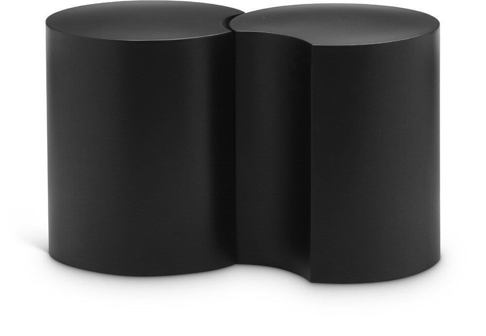 Meridian Furniture - Dimple Black End Table - 2Pc - 99081Black-2A veiw 1
