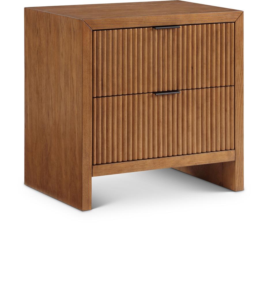 Meridian Furniture - Fairfax Walnut Night Stand - 311Walnut-NS veiw 1