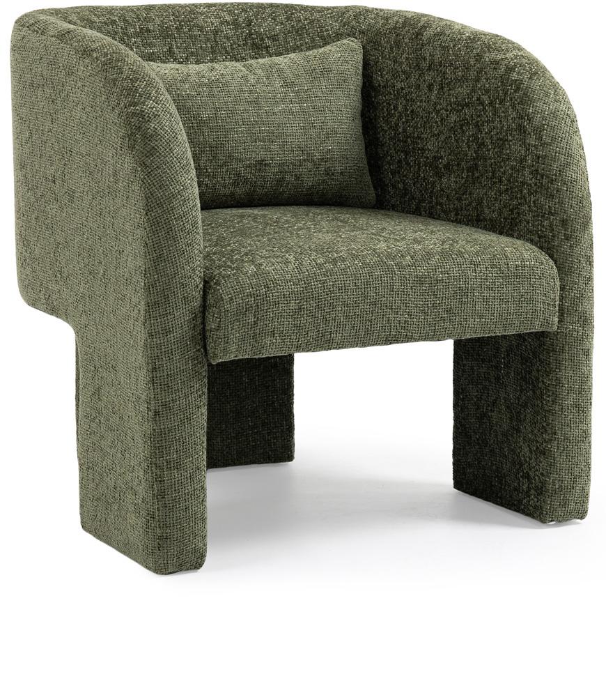 Meridian Furniture - Sawyer Green Chenille Fabric Accent Chair - 493Green veiw 1
