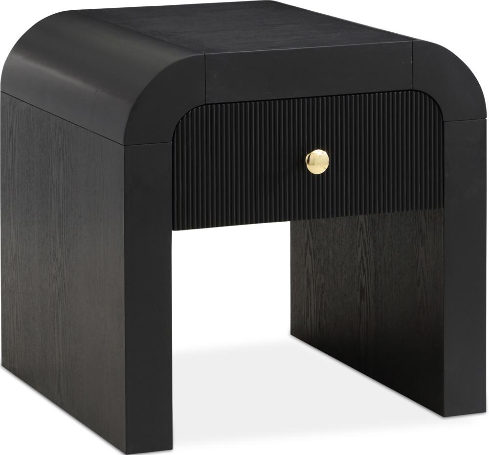 Meridian Furniture - Artisto Black End Table - 888Black-ET veiw 1