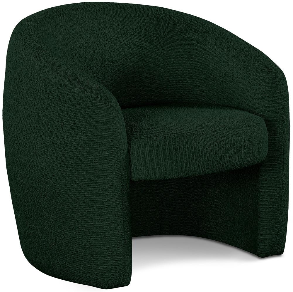 Meridian Furniture - Acadia Green Boucle Fabric Accent Chair - 543Green veiw 1