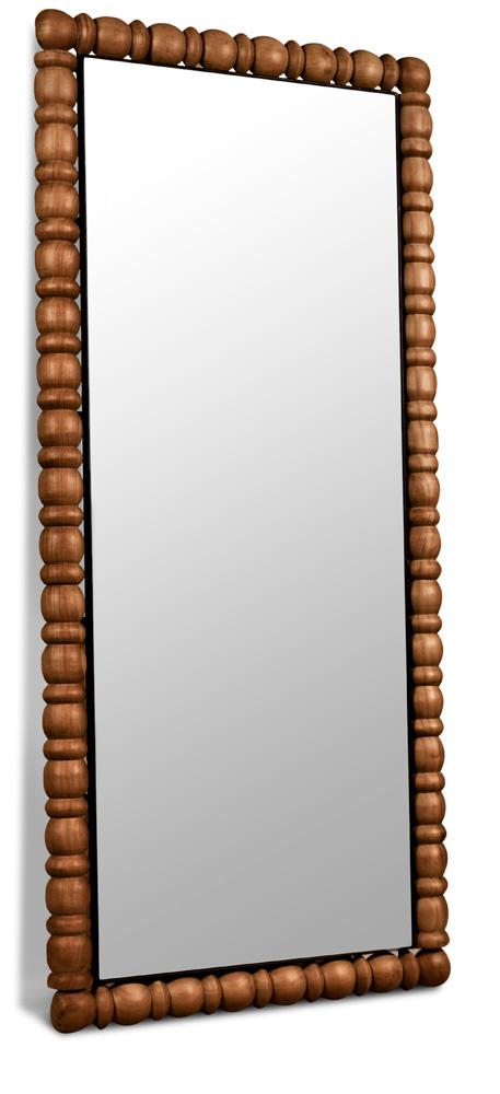 Meridian Furniture - Aubrey Brown Mirror - 437Brown-65M veiw 1