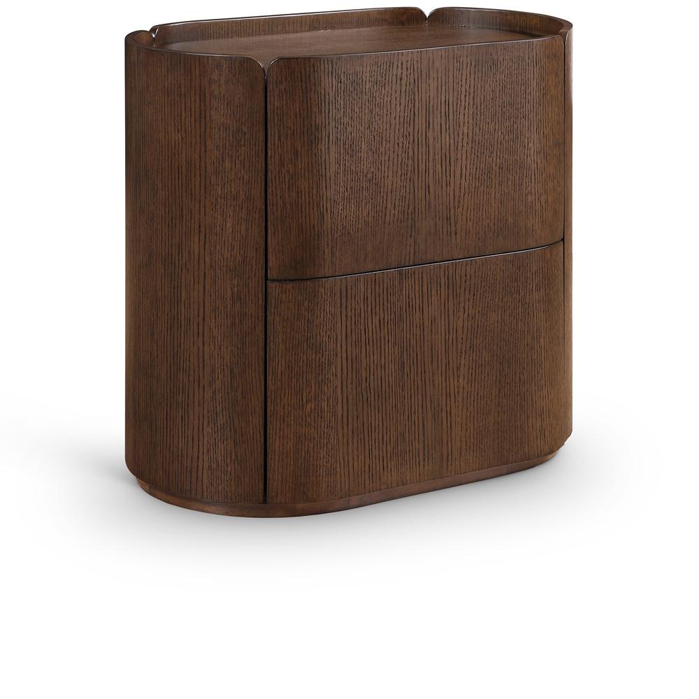 Meridian Furniture - Everett Brown Night Stand - 703Brown-NS veiw 1