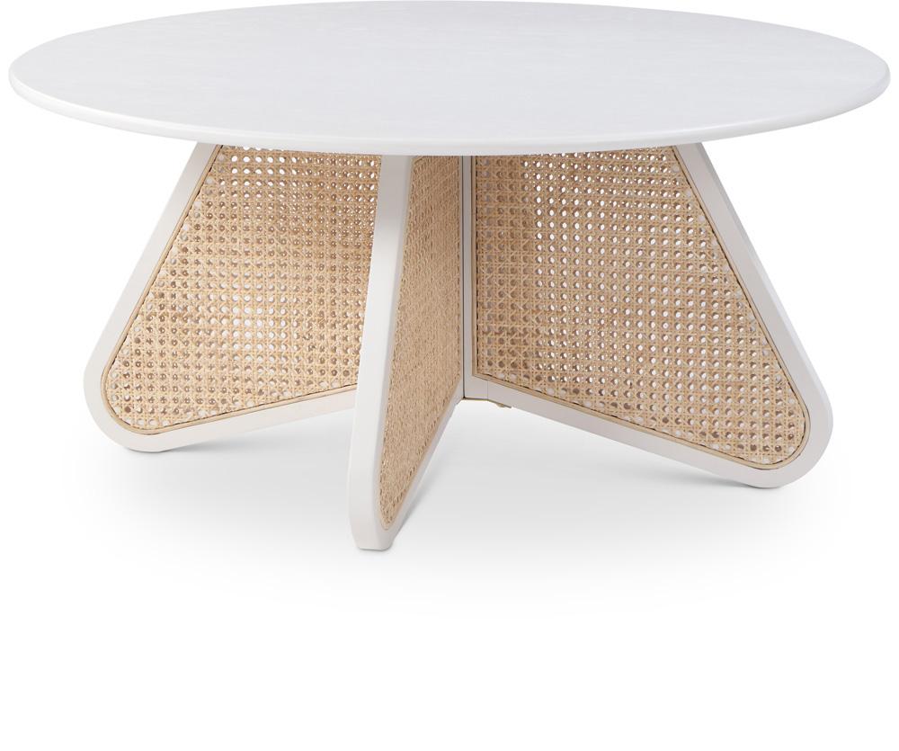 Meridian Furniture - Butterfly Coffee Table - 208White-CT veiw 1