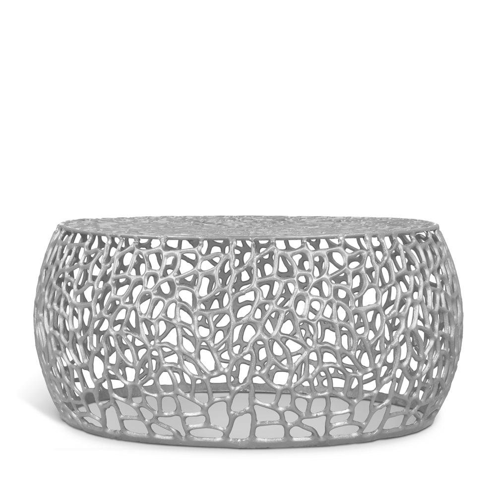 Meridian Furniture - Priya Silver Coffee Table - 224Silver-C veiw 1