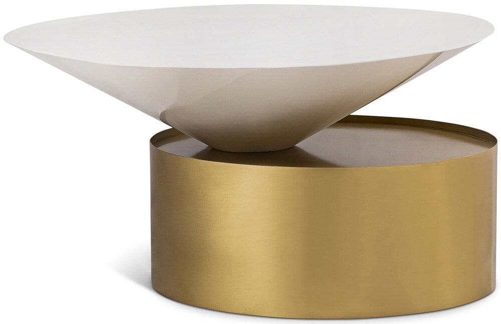 Meridian Furniture - Damon White Coffee Table - 268-C veiw 1