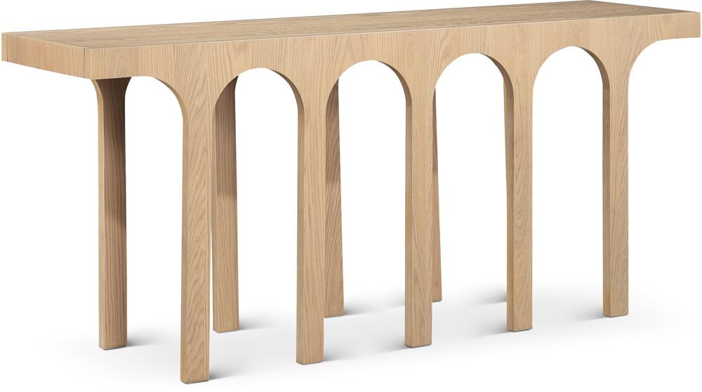 Meridian Furniture - Westfield Natural Console Table - 99076Oak-T veiw 1