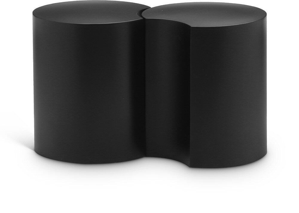 Meridian Furniture - Dimple Black End Table - 2Pc - 99081Black-2E veiw 1