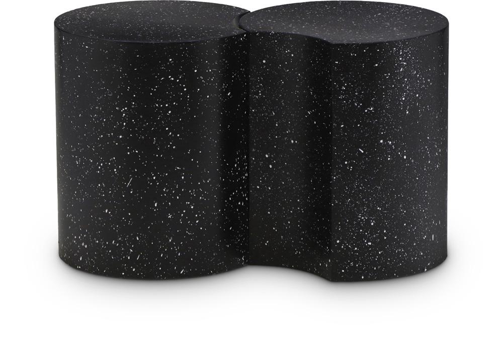 Meridian Furniture - Dimple Black End Table - 2Pc - 99084Black-2E veiw 1