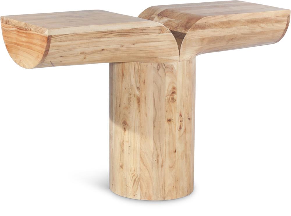 Meridian Furniture - Tee Oak Console Table - 430Oak-T veiw 1
