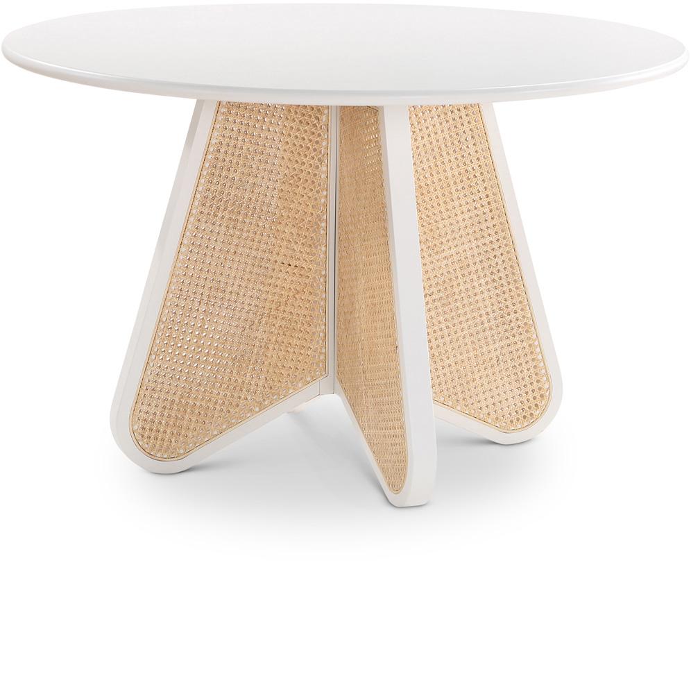 Meridian Furniture - Butterfly White Dining Table - 705White-T veiw 1