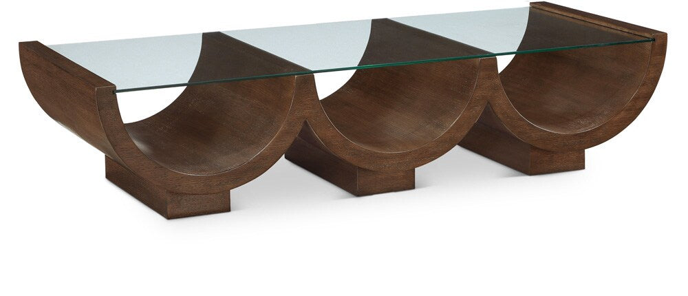 Meridian Furniture - Beverwil Brown Coffee Table - 99023Brown-CT veiw 1