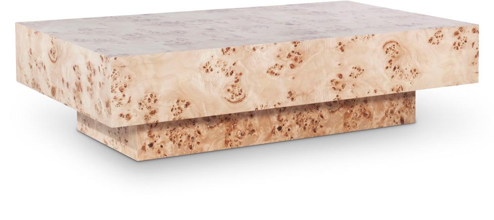 Meridian Furniture - Otto Natural Coffee Table - 99015Burl-CT veiw 1