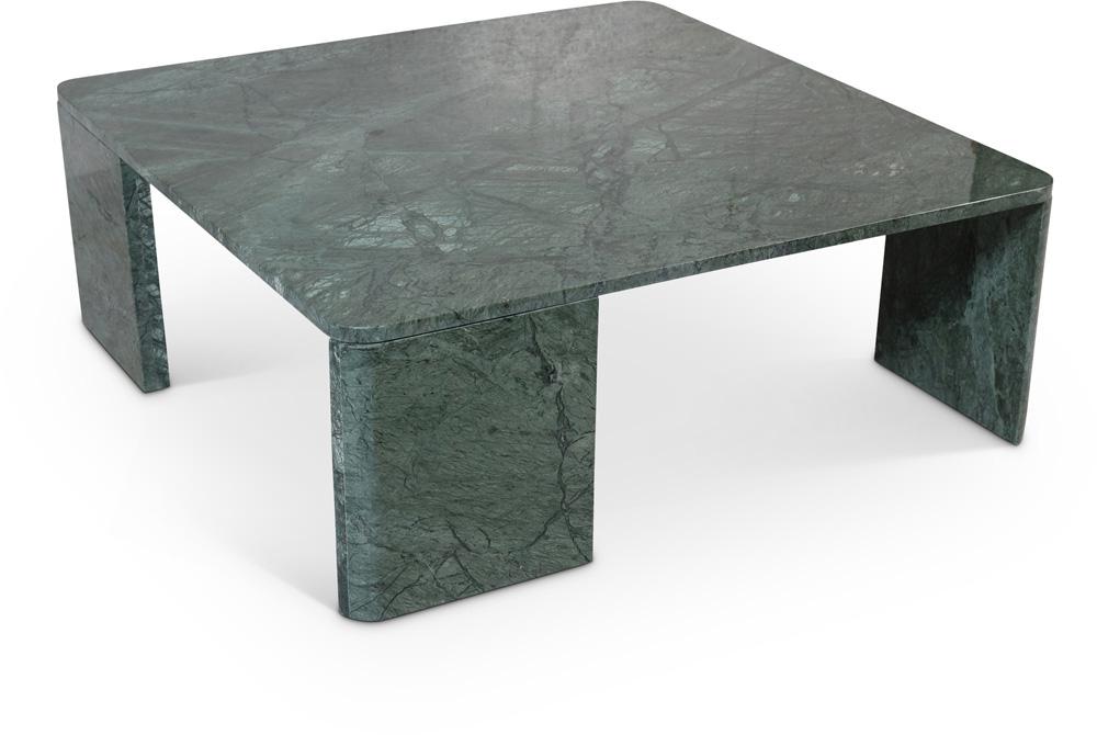 Meridian Furniture - Livorno Green / Light Grey Coffee Table - 99007Green-CT veiw 1