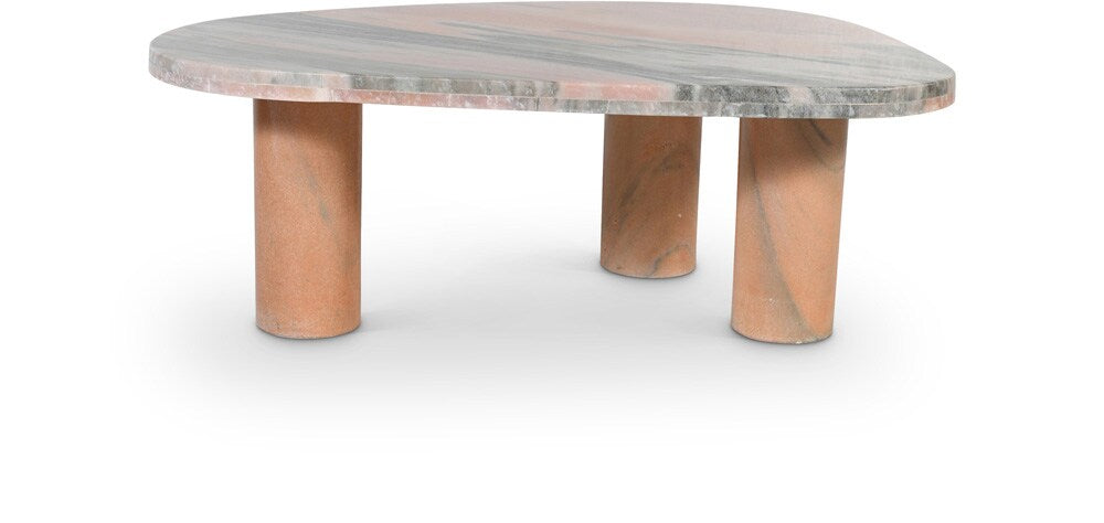 Meridian Furniture - Messina Pink Coffee Table - 99008Pink-CT veiw 1