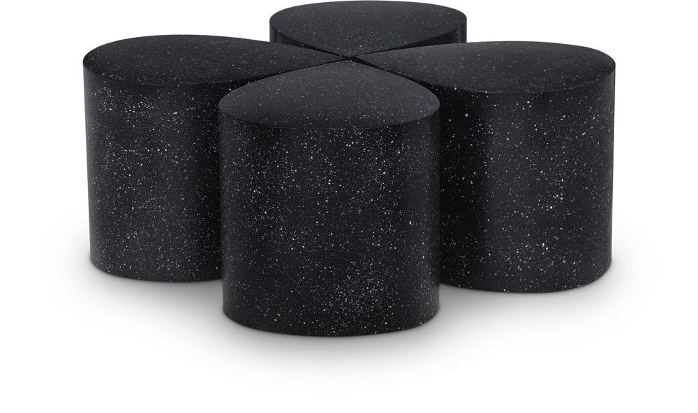 Meridian Furniture - Petal Black Coffee Table - 99088Black-CT-4PC veiw 1