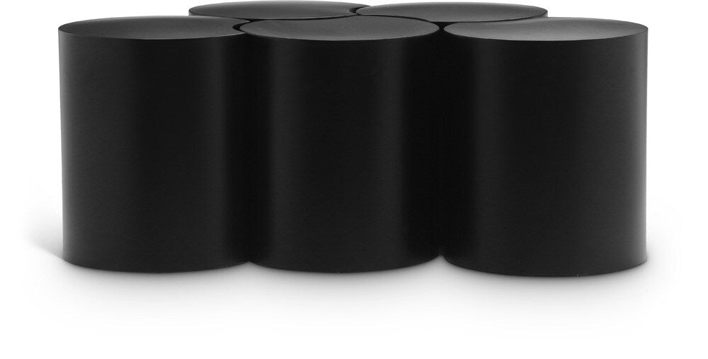 Meridian Furniture - Dimple Black Coffee Table - 5Pc - 99081Black-5B veiw 1