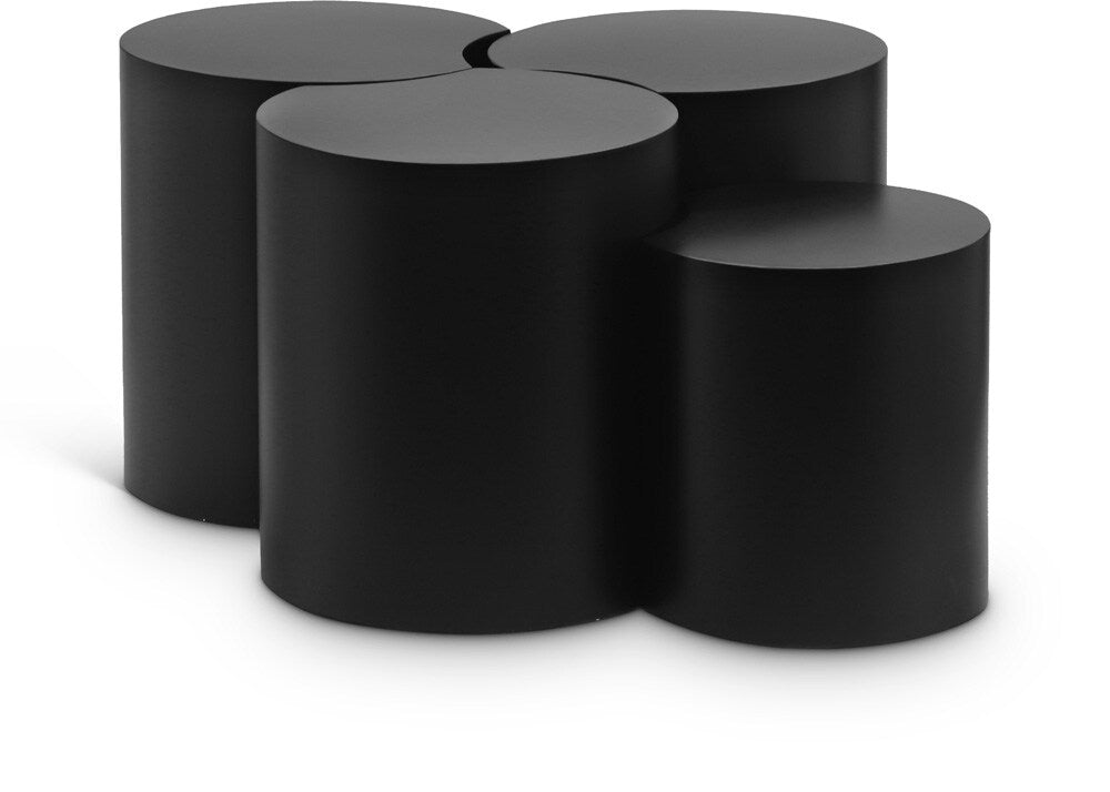 Meridian Furniture - Dimple Black Coffee Table - 4Pc - 99081Black-4A veiw 1