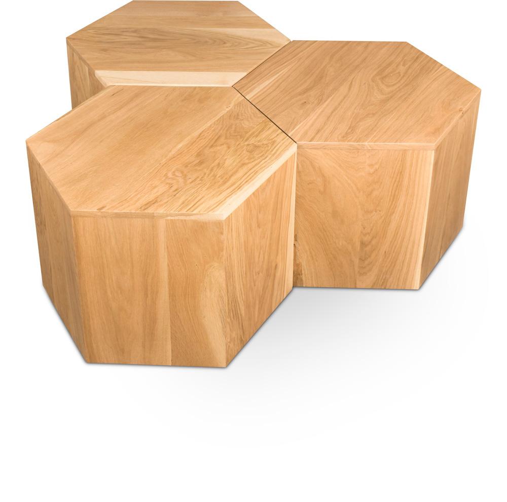 Meridian Furniture - Eternal Natural Coffee Table - 3pc - 261-CT-3PC veiw 1