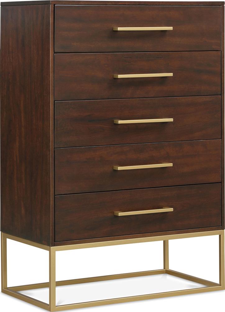 Meridian Furniture - Maxine Brown Chest - 848Brown-CH veiw 1