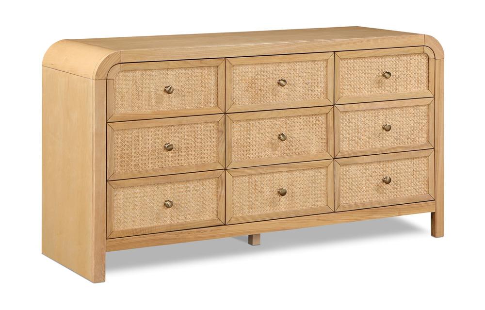 Meridian Furniture - Siena Natural Dresser - SienaNatural-D veiw 1
