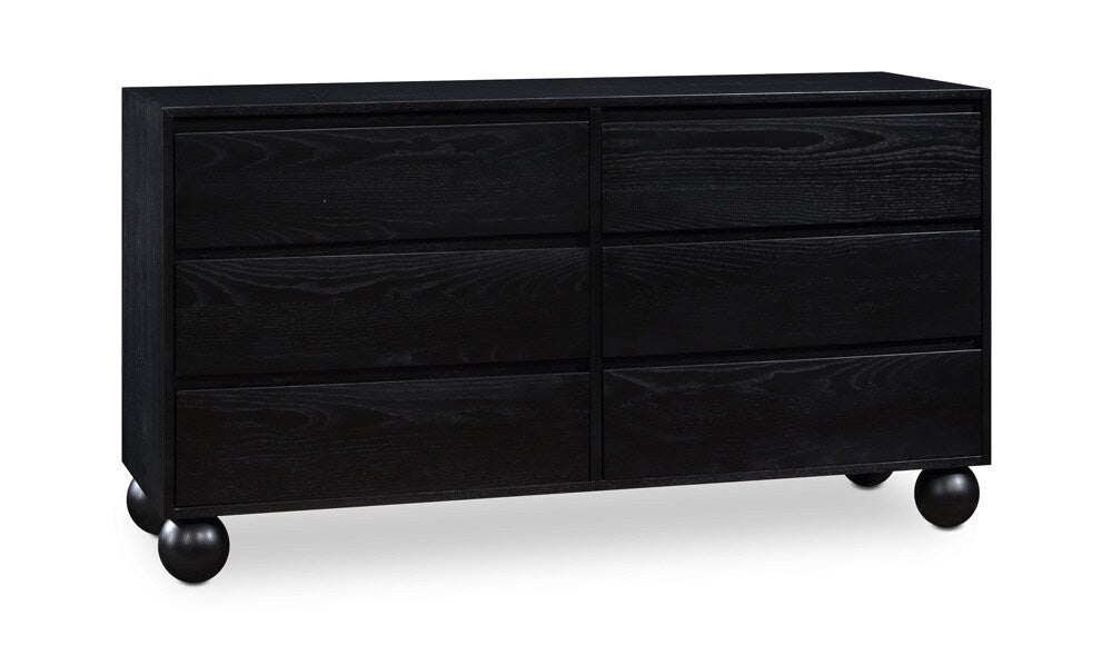 Meridian Furniture - Kent Black Dresser - KentBlack-D veiw 1