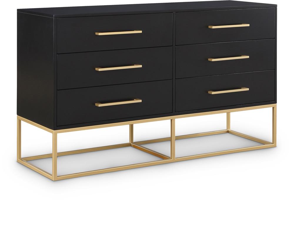 Meridian Furniture - Maxine Black Dresser - 848Black-D veiw 1