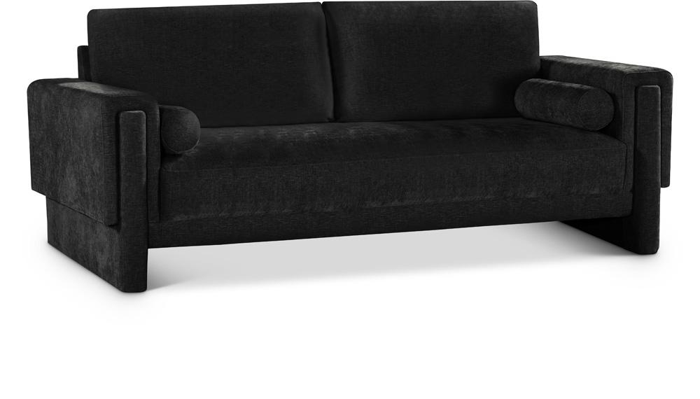 Meridian Furniture - Madeline Black Chenille Fabric Sofa - 152Black-S veiw 1